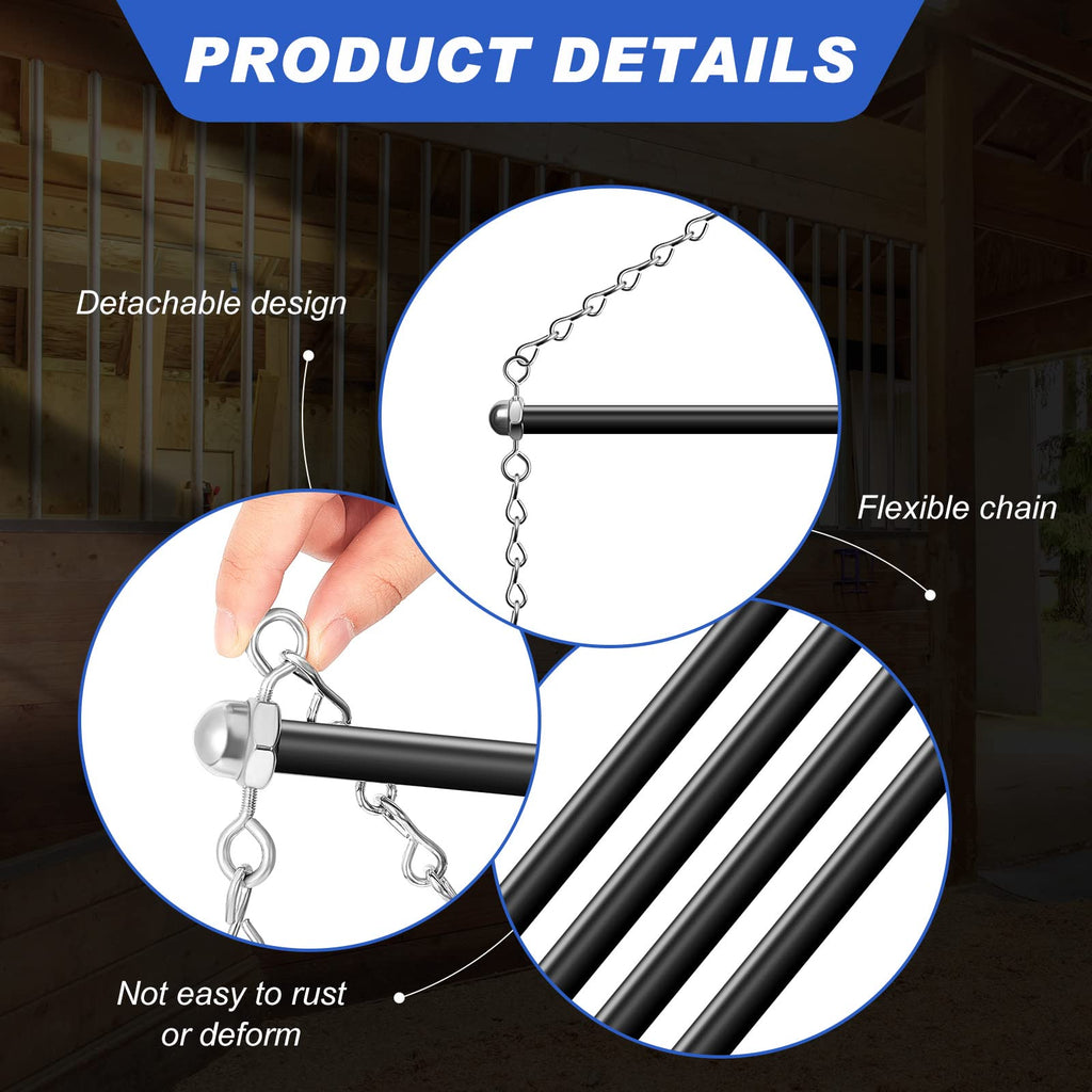 Black 24.02 x 44.88 Inch Blanket Rack V80959