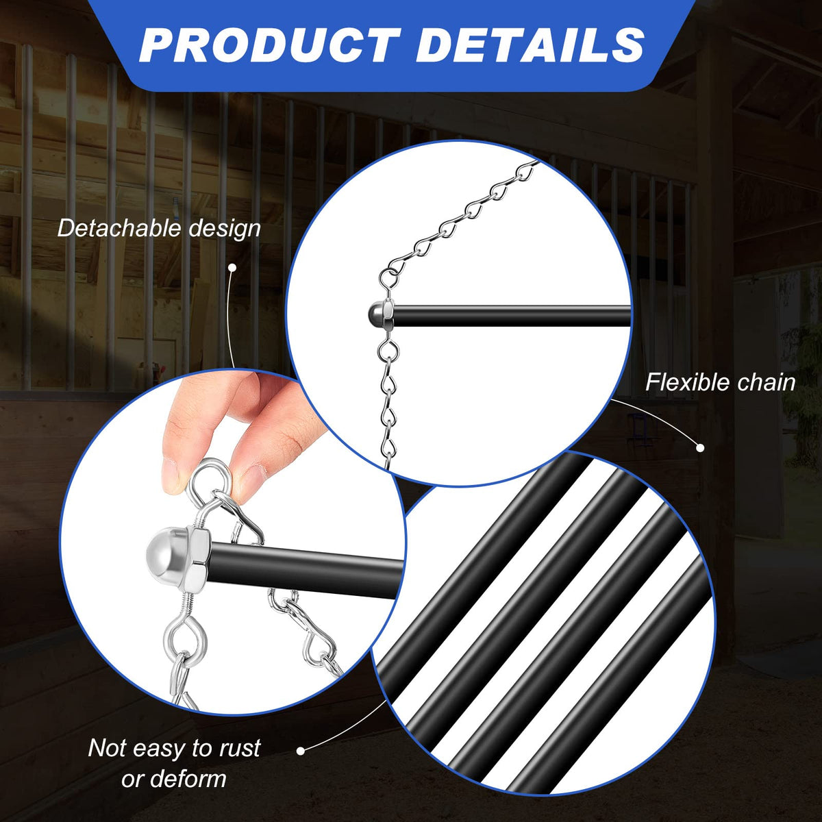 Black 24.02 x 44.88 Inch Blanket Rack V80959