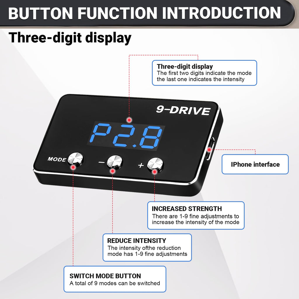 9 Drive Mode Throttle Response Controller V200032