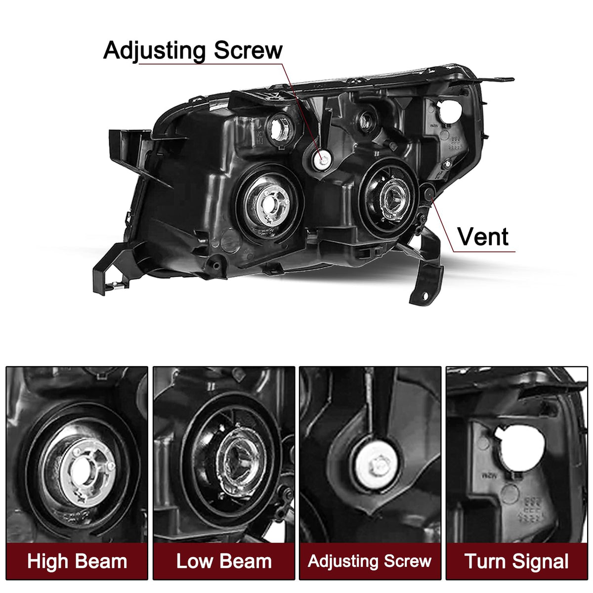 Headlight Assembly Pair A9264
