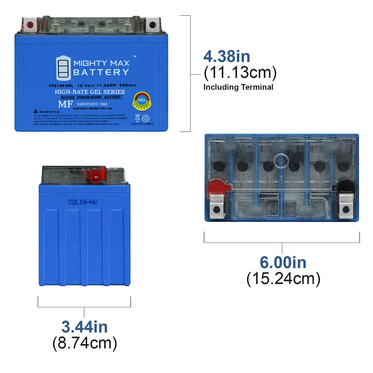 12V 11.2Ah GEL Battery C405076