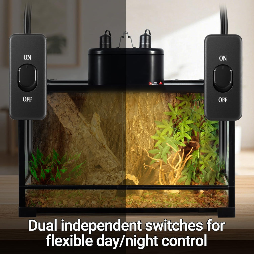 Dual Reptile Light Fixture L1219