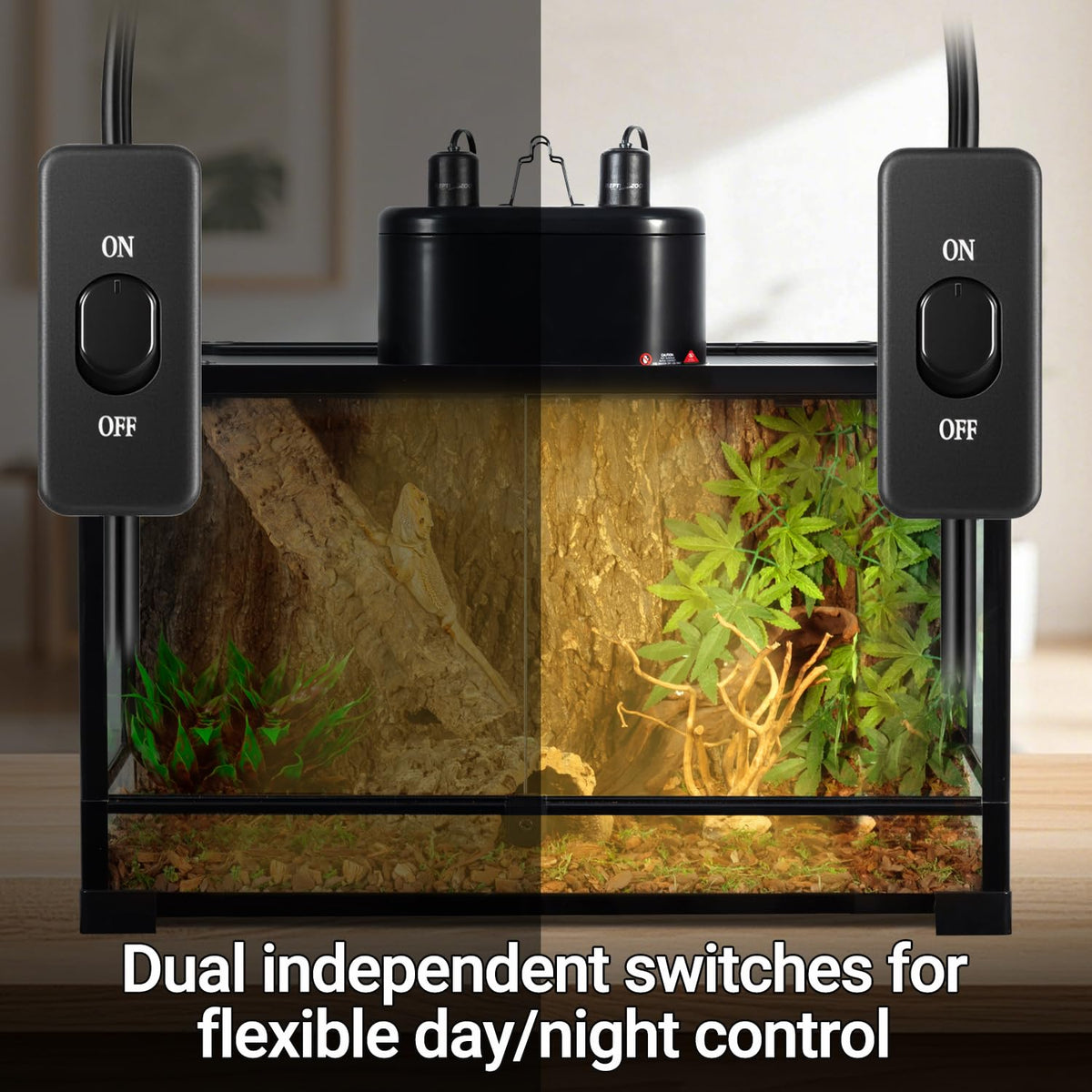 Dual Reptile Light Fixture L1219