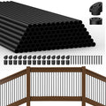 105 Pack 26" Black Aluminum Deck Balusters N483