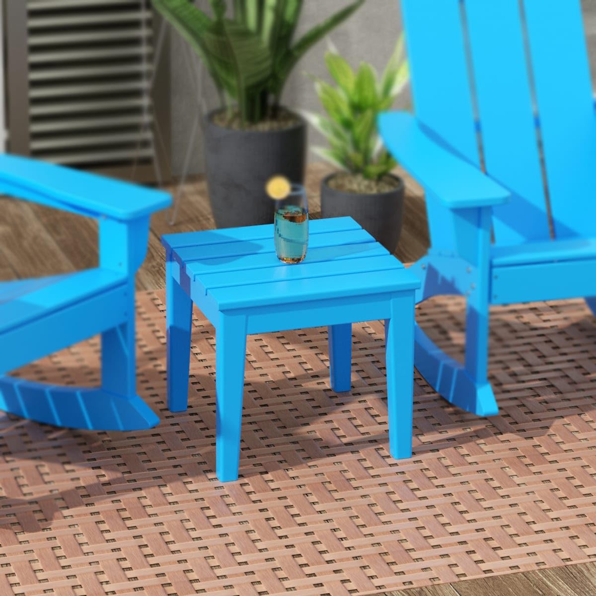 Outdoor Patio Modern Adirondack Side Table U217