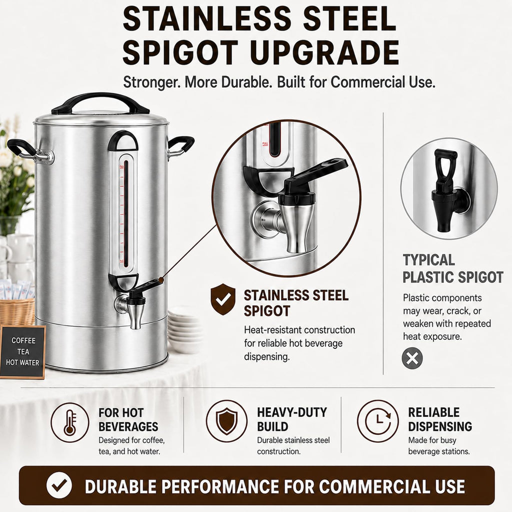 Commercial Coffee Urn 120 Cup 5 Gallon P7556