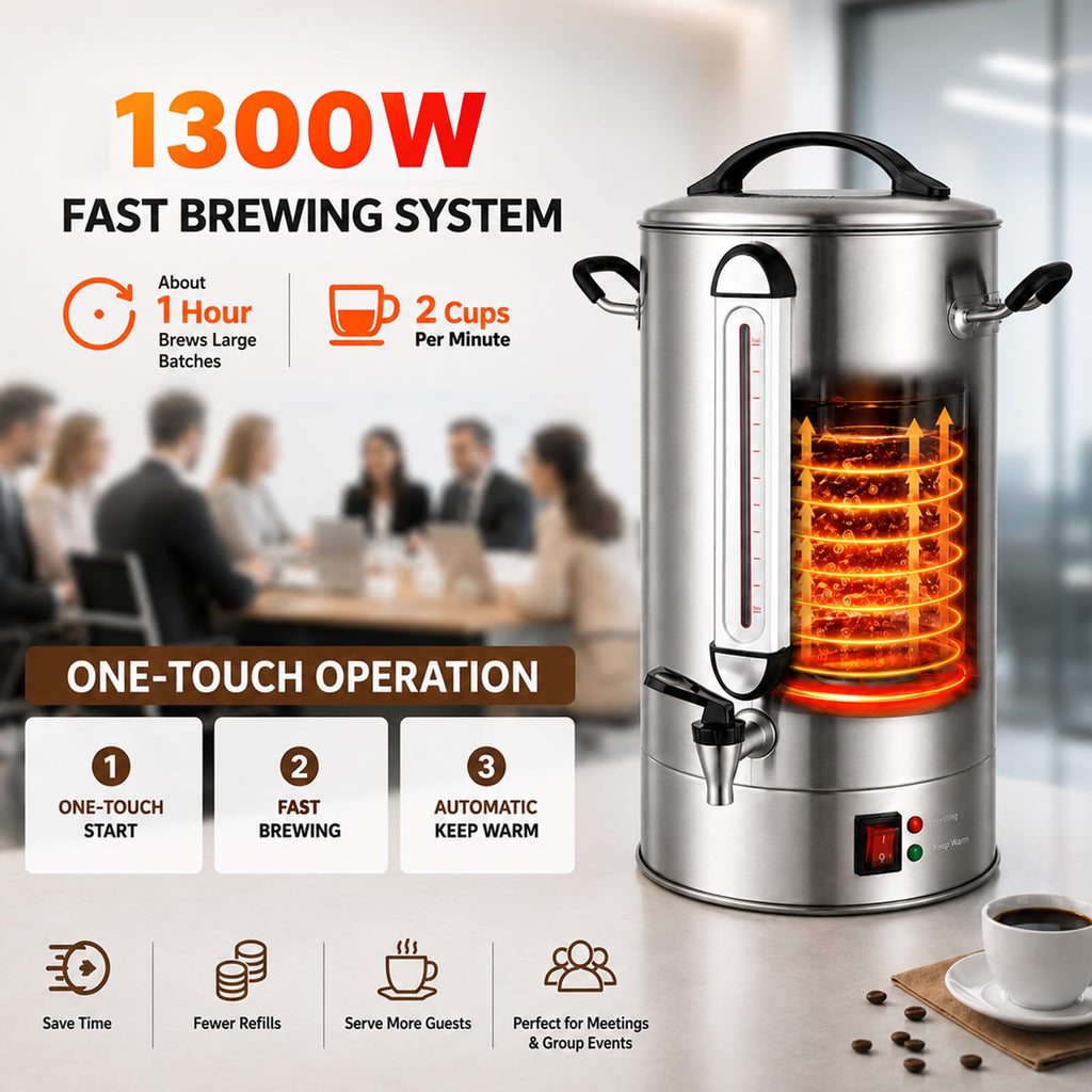 Commercial Coffee Urn 120 Cup 5 Gallon P7556