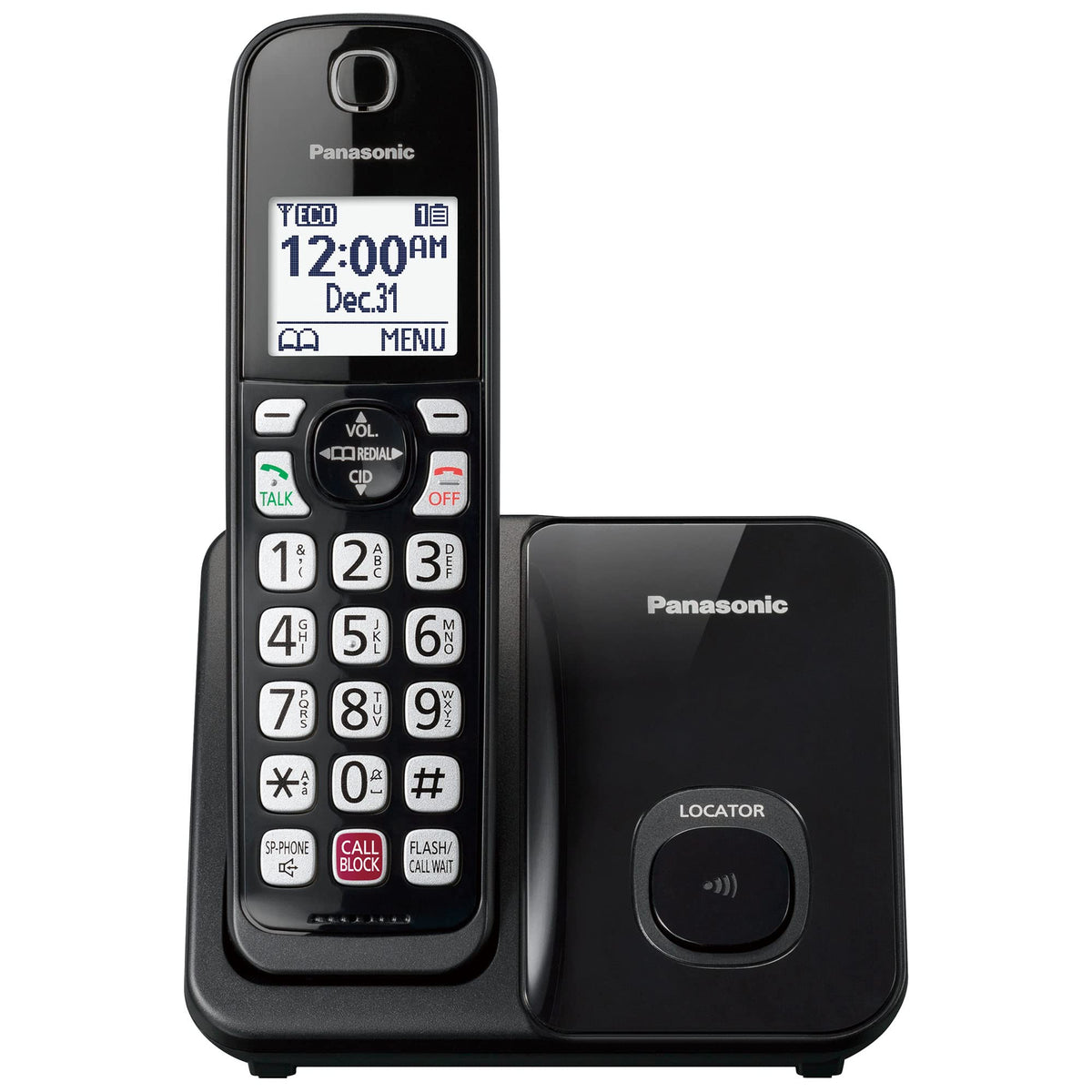 Cordless Phone with Call Block, Bilingual Caller ID, Large Display, 1 Handset S936163