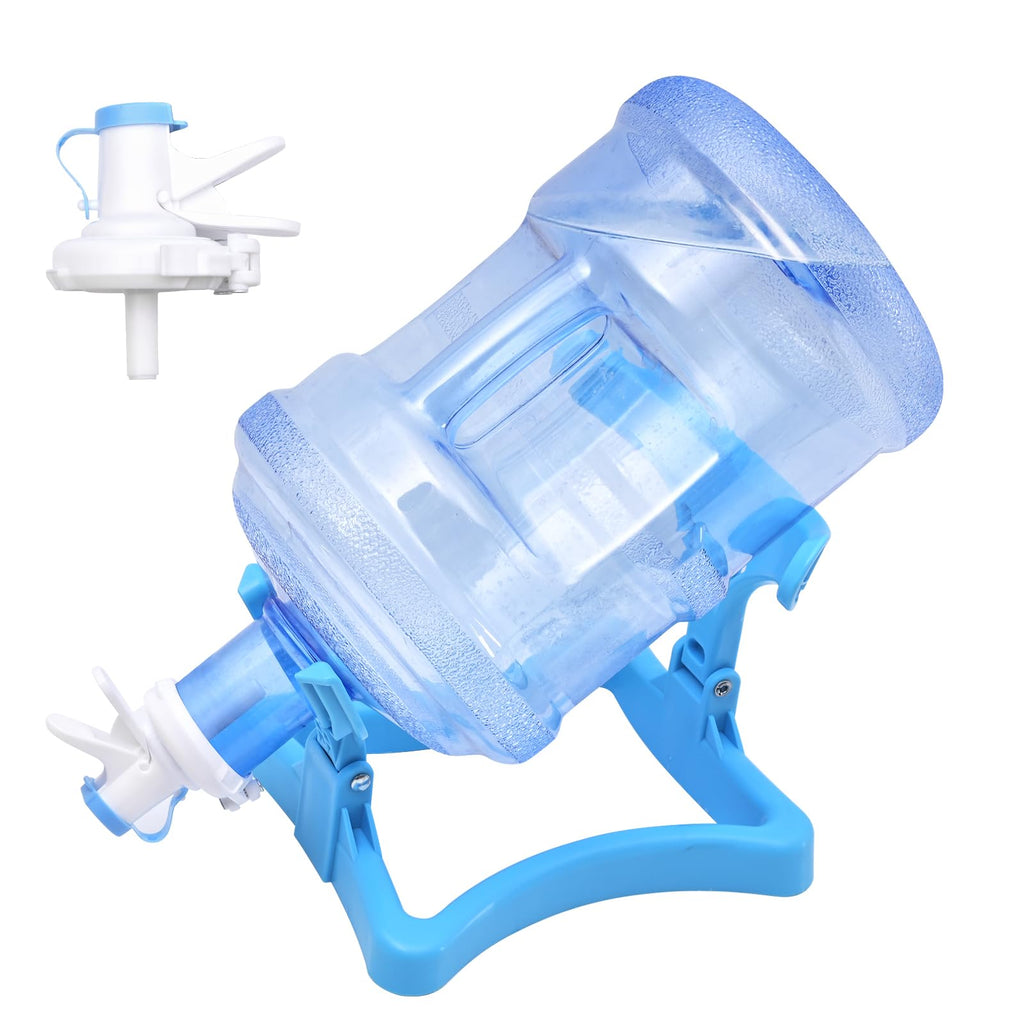 5 Gallon Collapsible Water Jug Holder and 2 Dispenser Valves Q700433