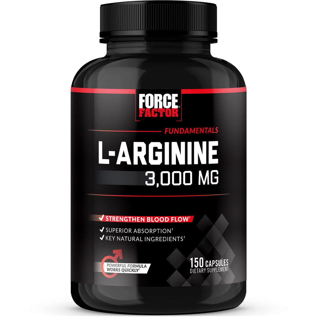 L-Arginine 3000mg Nitric Oxide Supplement 150 Capsules Y872