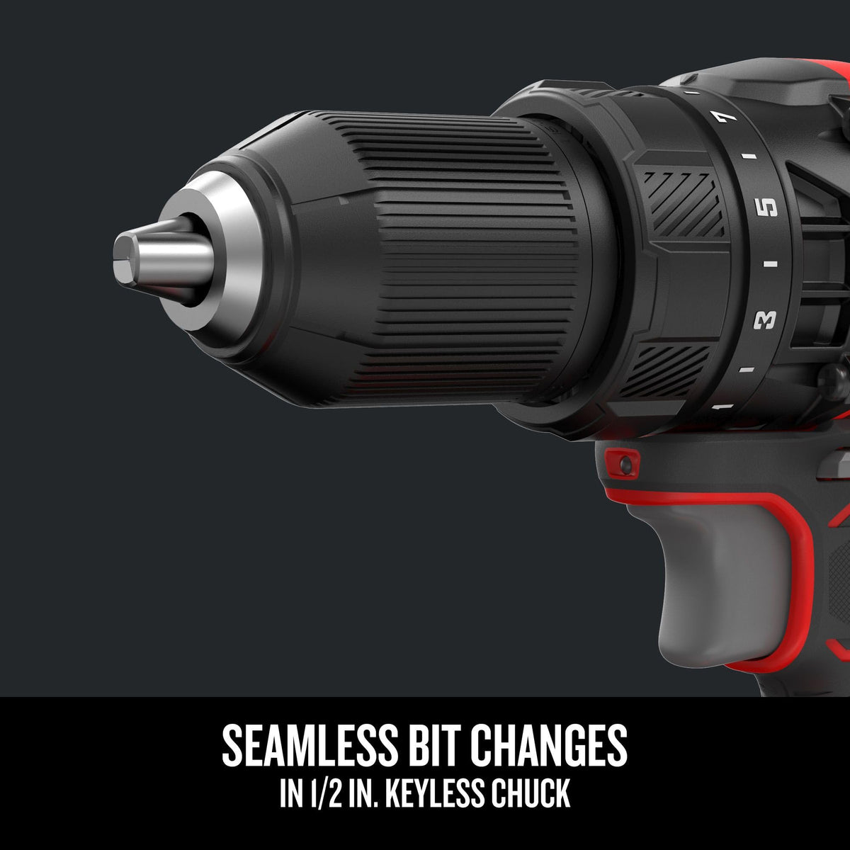 Cordless Drill/Driver Kit, 1/2 inch, Battery and Charger Included U529
