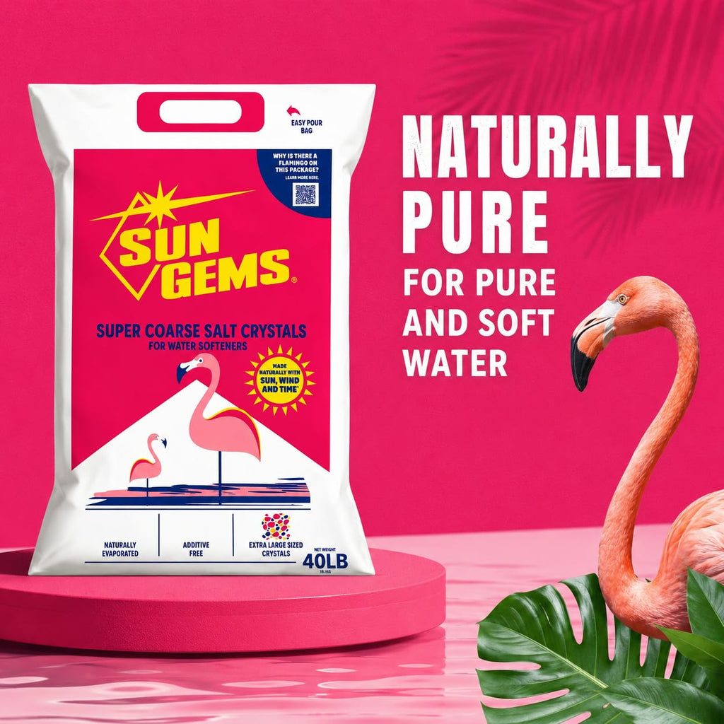 Super Coarse Water Softener Salt Crystals 40 lb L720184