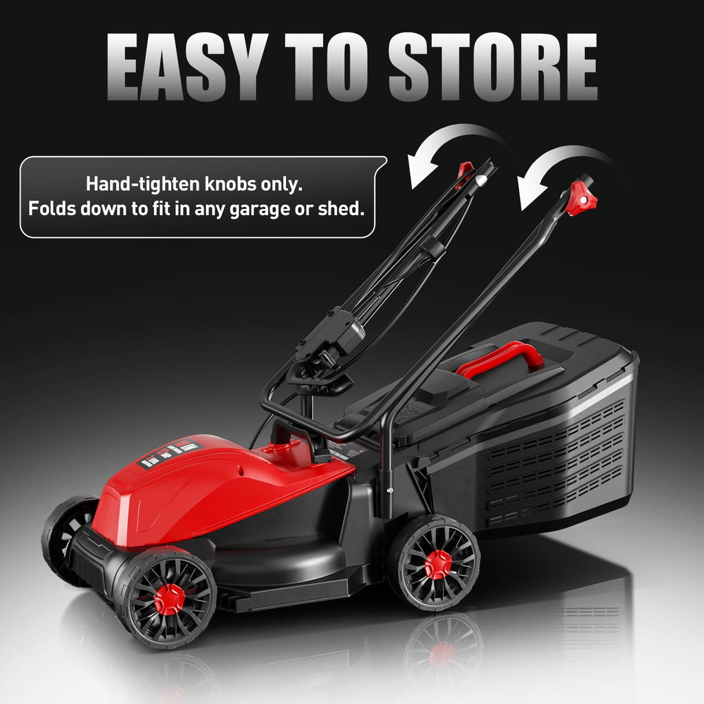 16" Corded Lawn Mower with 3-Position Height Adjustment I397394