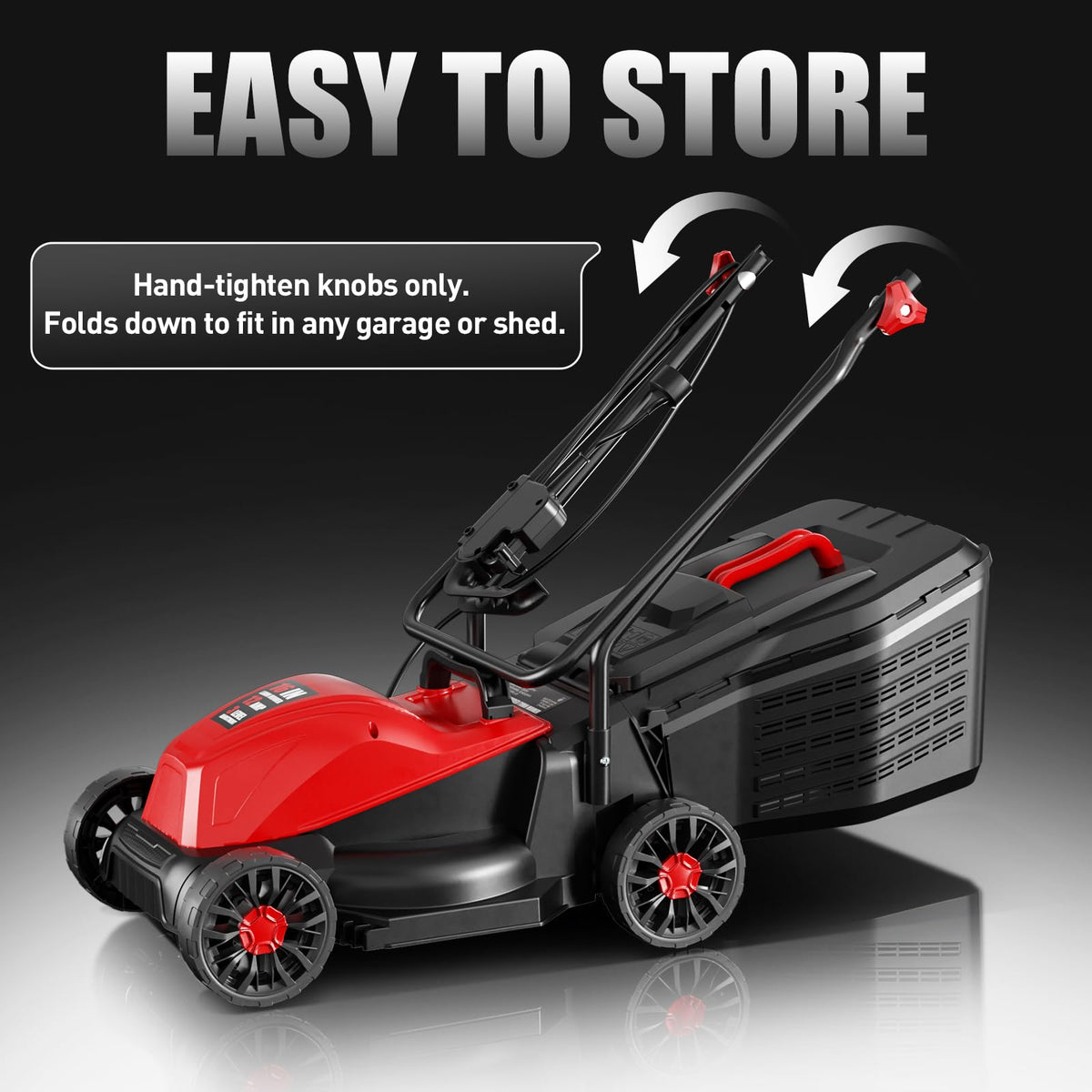 16" Corded Lawn Mower with 3-Position Height Adjustment I397394