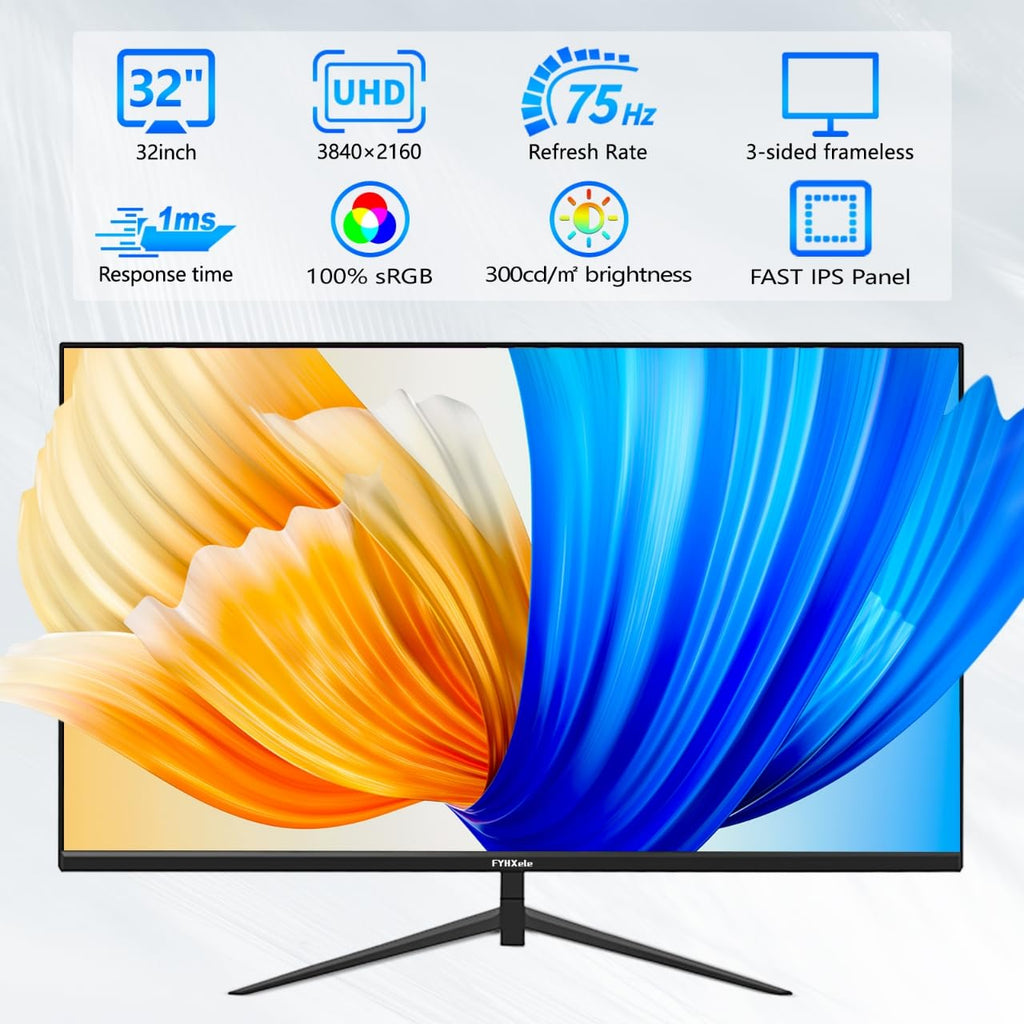 32 Inch 4K UHD IPS Computer Monitor 75hz 1MS R953460