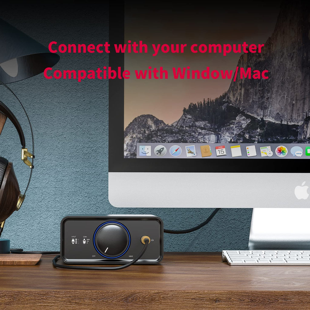Portable Desktop Stereo Headphone Amplifier DAC L1577
