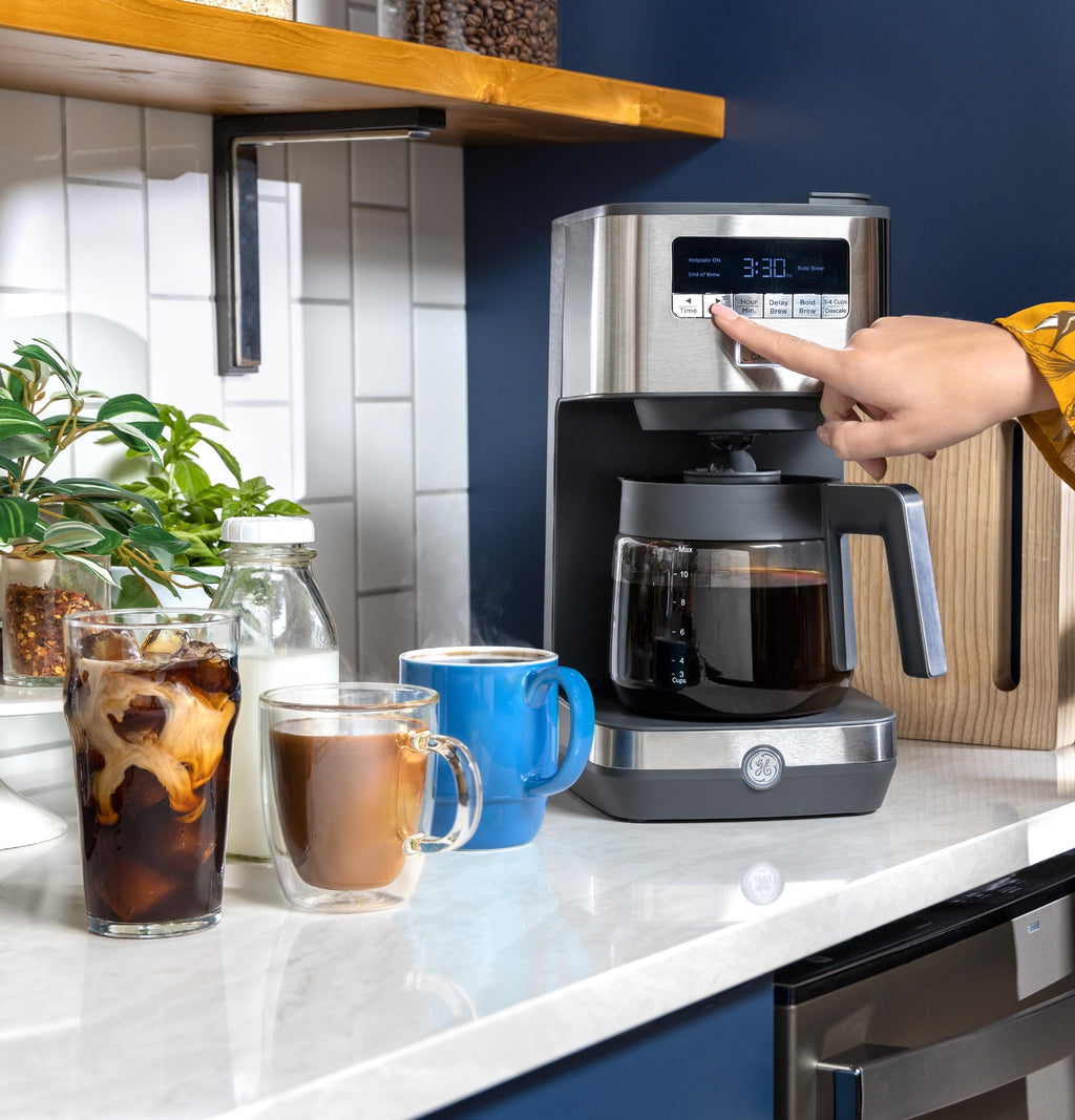 12-Cup Stainless Steel Drip Coffee Maker with Timer Y820