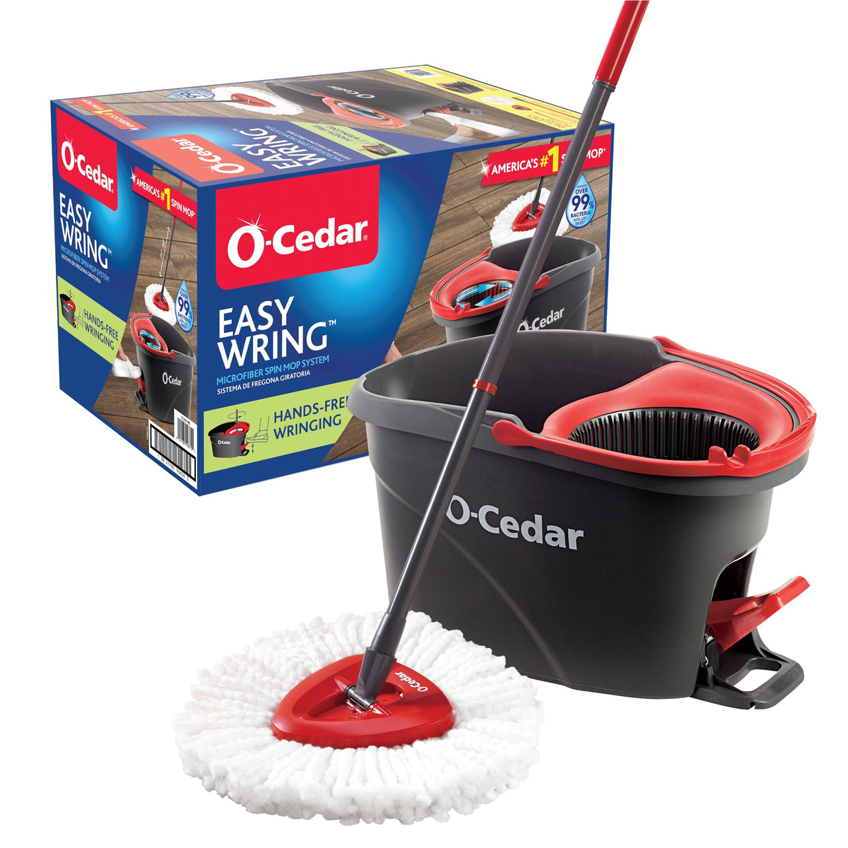 Microfiber Spin Mop Bucket Floor Cleaning System A788