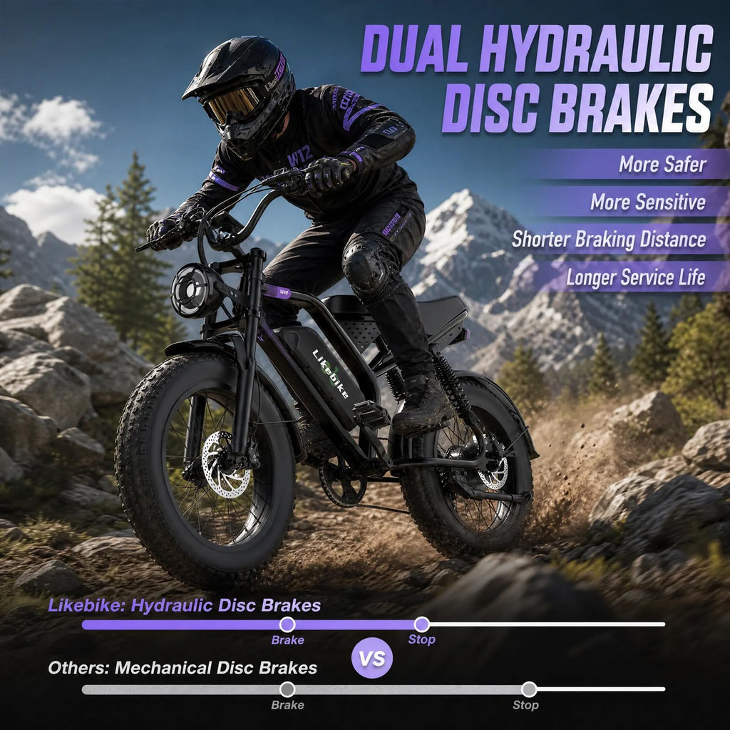 1500W 80 Miles 48V 20AH Electric Bike K15373
