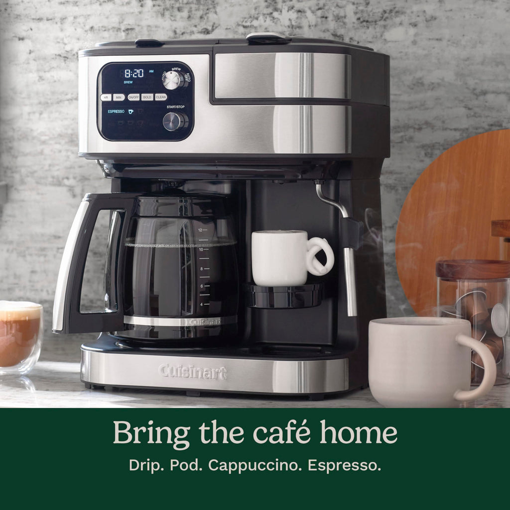 4-in-1 Coffee Maker with Three Brewing Sizes, Black N4811