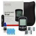 Blood Glucose Monitor Kit with Meter, 10 Test Strips, 10 Lancets & Carrying Case G586