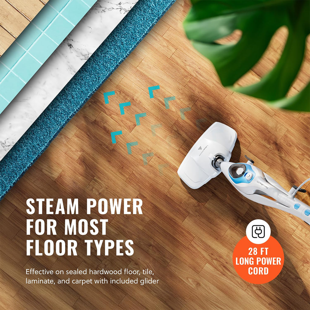 10-in-1 Steam Mop with Detachable Handheld Steam Cleaner T13914