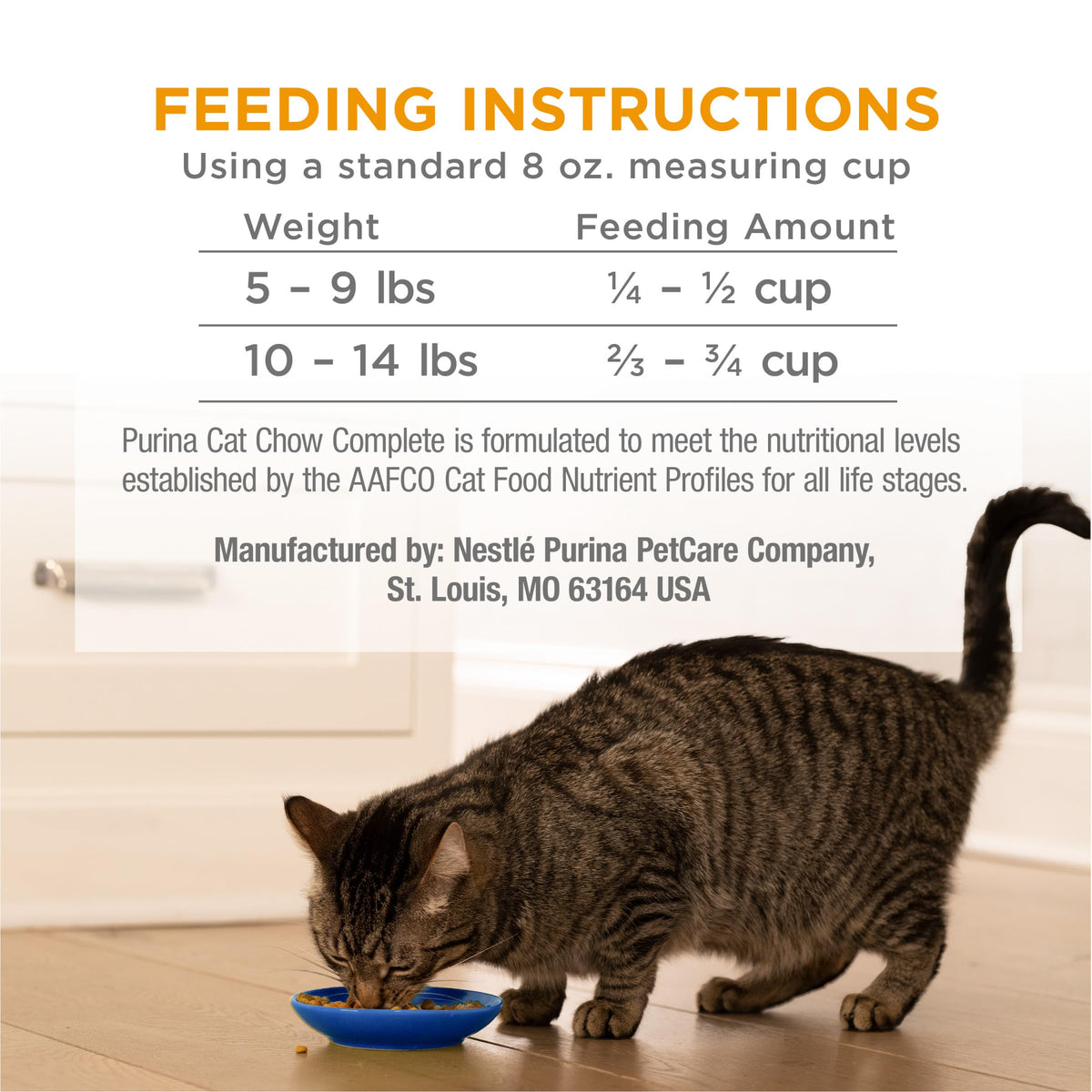 High Protein Dry Cat Food with Real Chicken 20 Pounds F39223