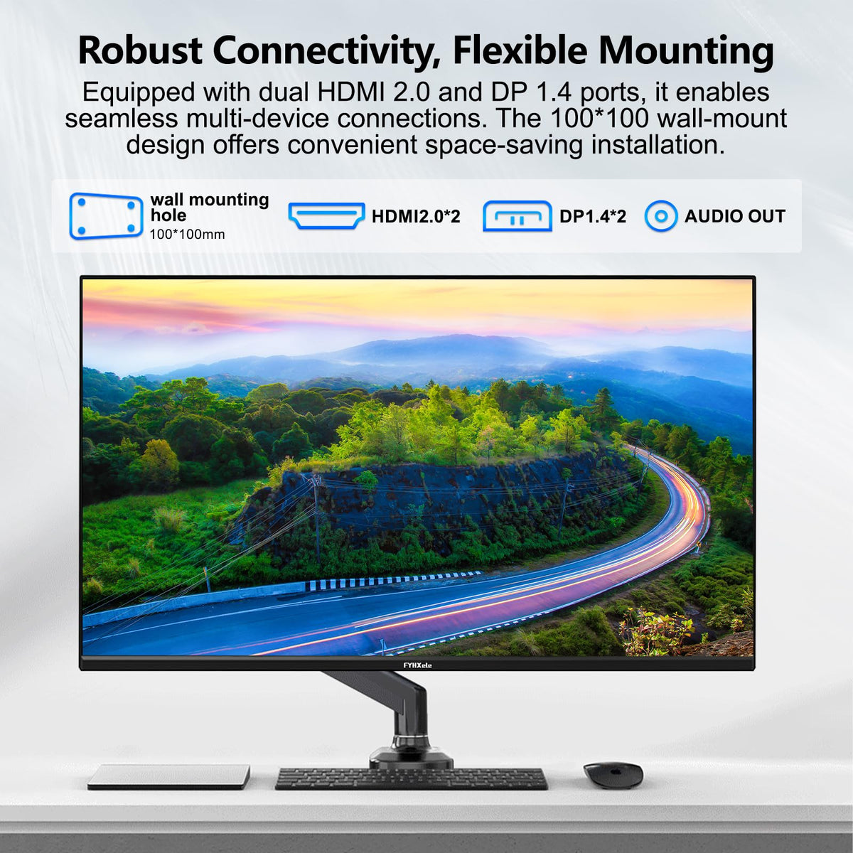 32 Inch 4K UHD IPS Computer Monitor 75hz 1MS R953460