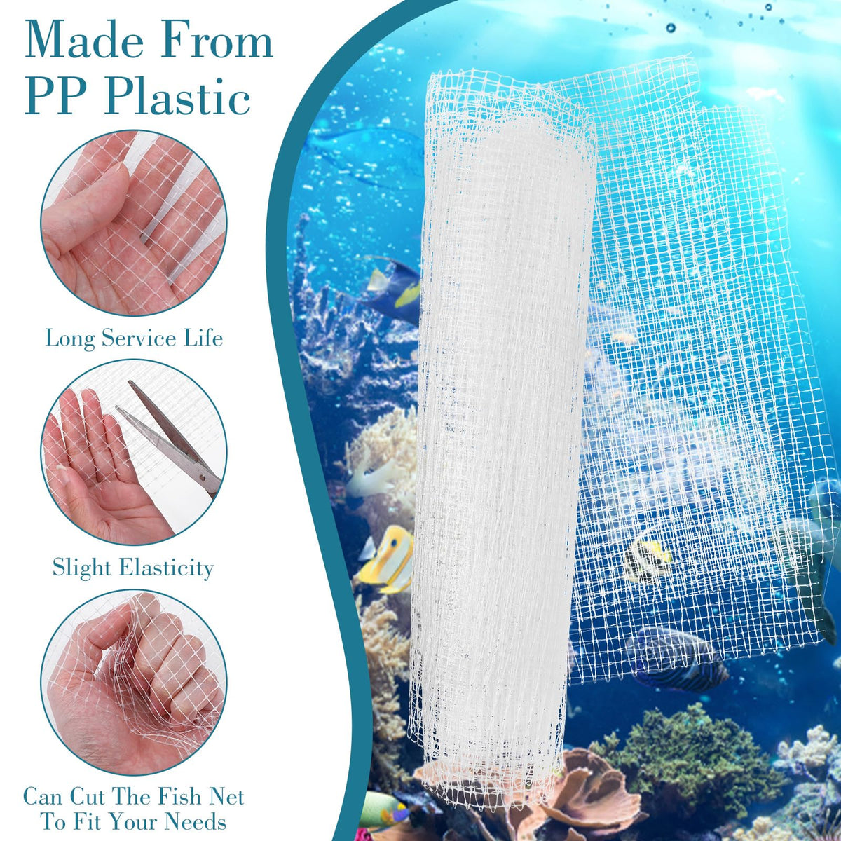 Clear Mesh Fish Tank Lid 4 x 5 feet Y257