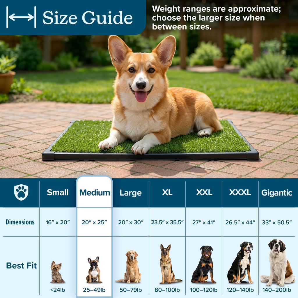 Artificial Grass Puppy Pee Pad Set of 3 O78535