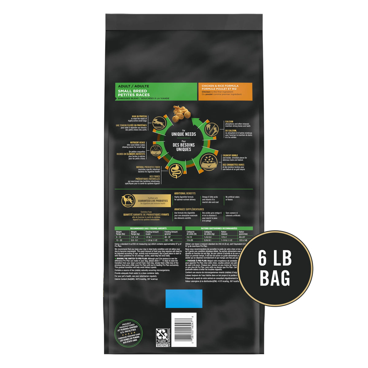 Small Breed Dry Dog Food 6 lb Bag C2205