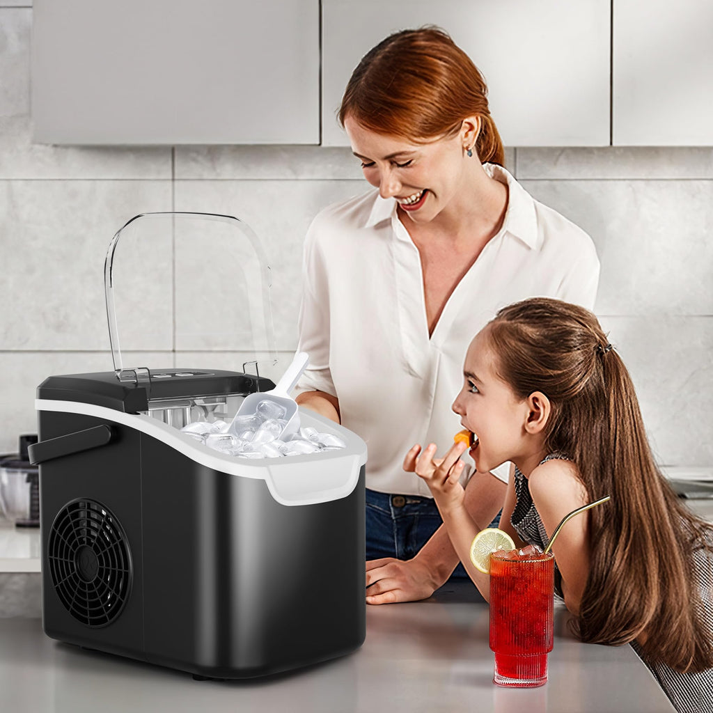 Black Countertop Ice Maker T8586