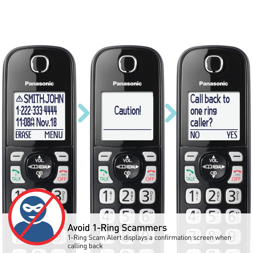 Cordless Phone with Call Block, Bilingual Caller ID, Large Display, 1 Handset S936163