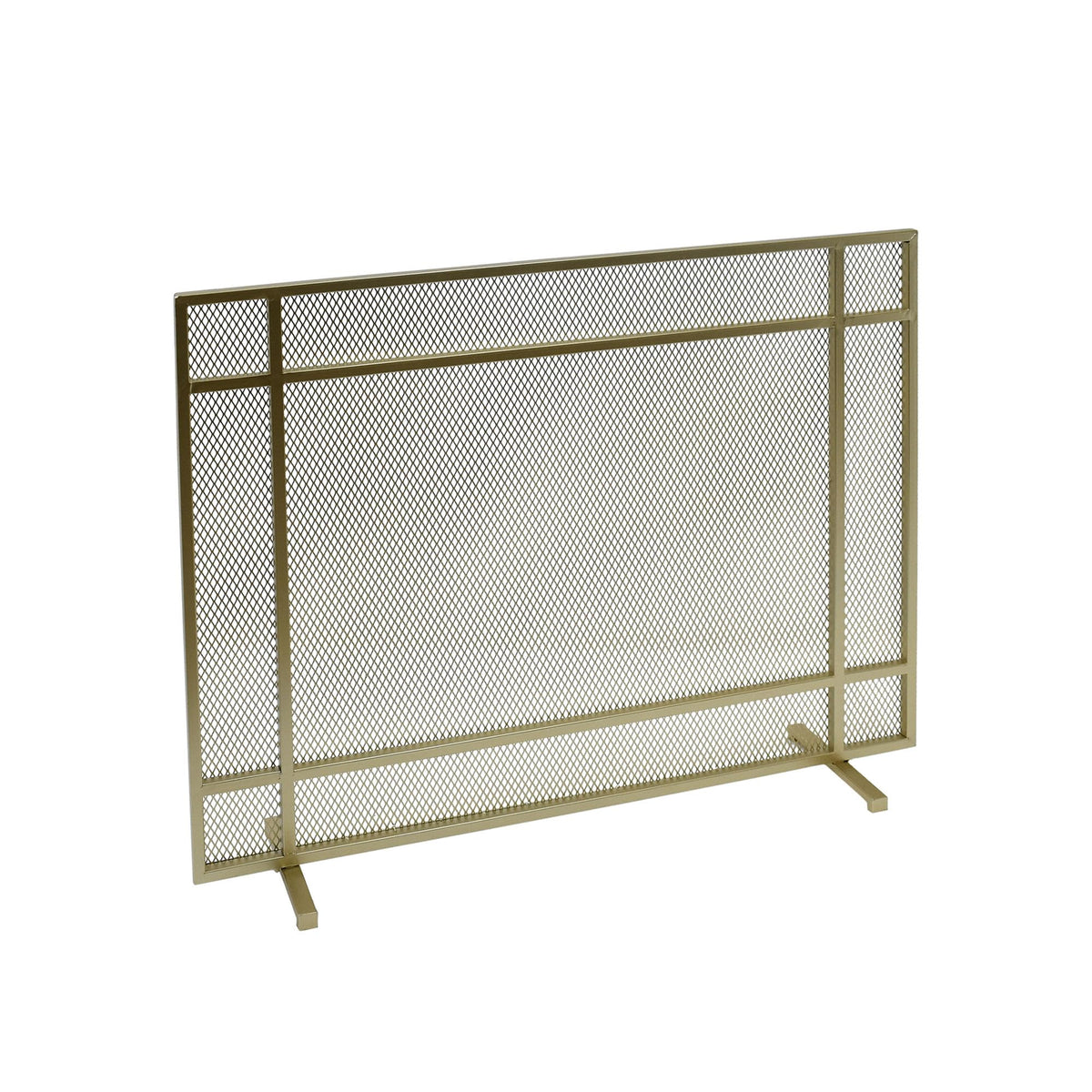 Black Metal Fireplace Screen K34251