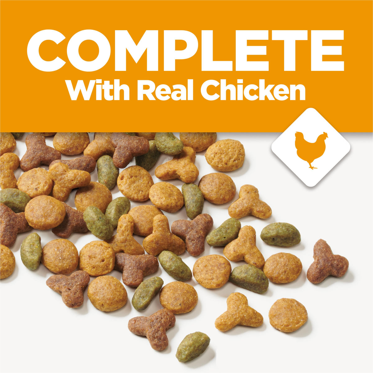 High Protein Dry Cat Food with Real Chicken 20 Pounds F39223