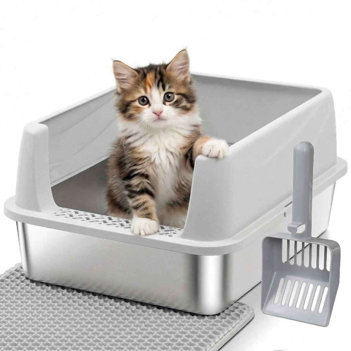 Stainless Steel Cat Litter Box P850