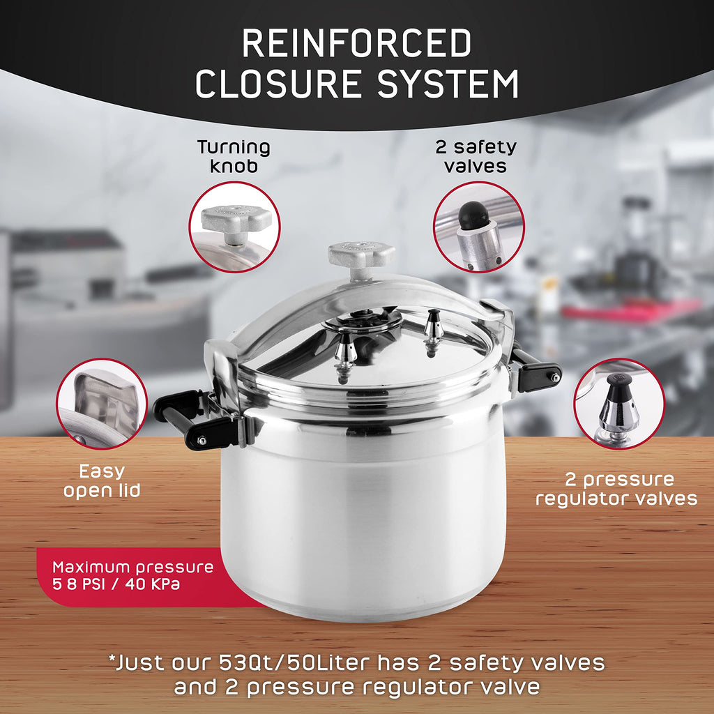 53-Quart Aluminum Pressure Cooker B818
