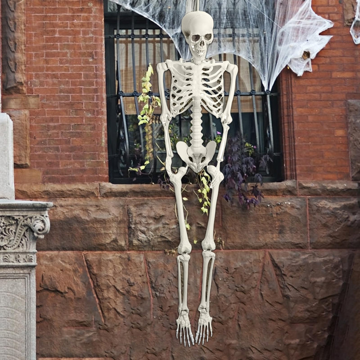 Halloween Skeleton Poseable Prop X9188