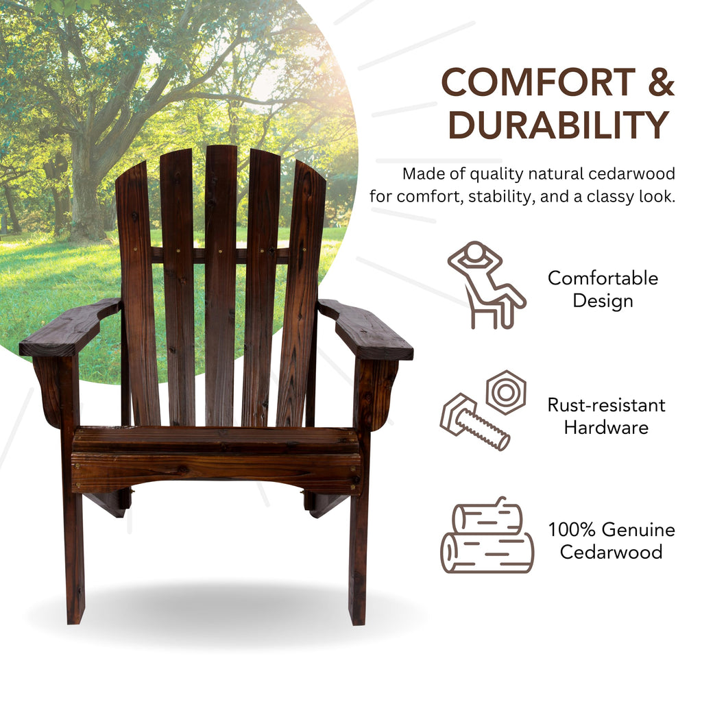 Wooden Adirondack Chair B734