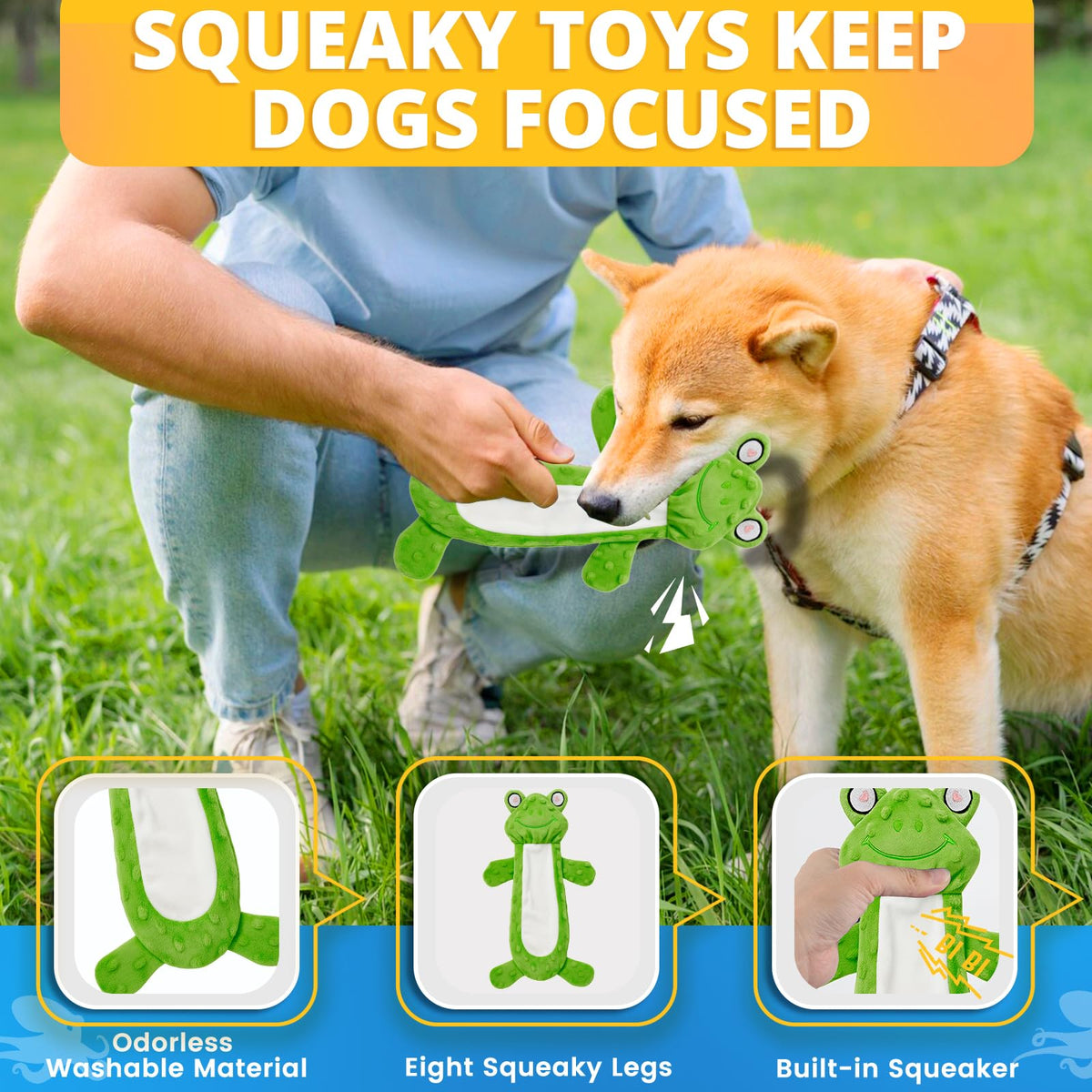 8 Pack Puppy Chew Toys with Squeaky Plush Rope and Ball D129