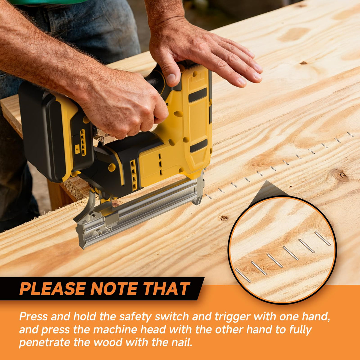 2-in-1 Cordless 18GA Nail Gun & Staple Gun O42986