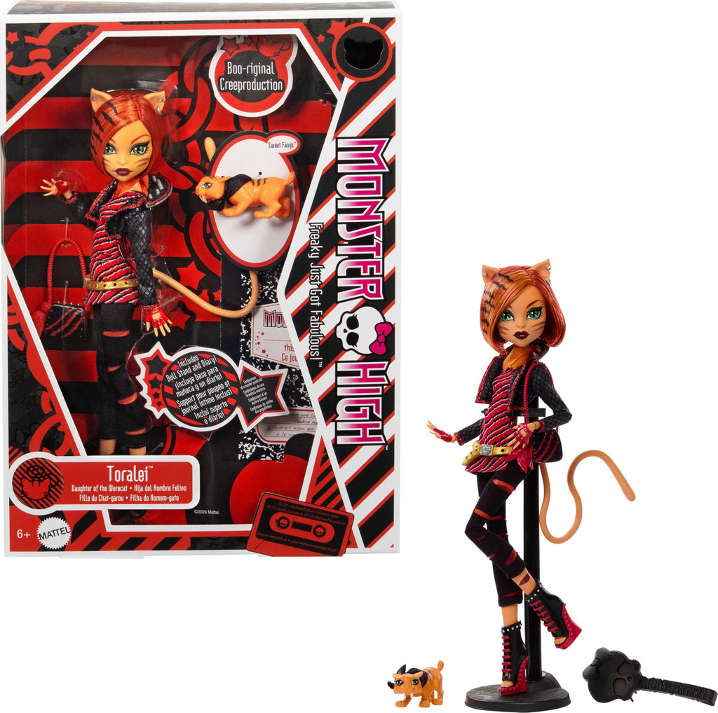 Monster High Doll with Doll Stand, Diary, and Pet K494