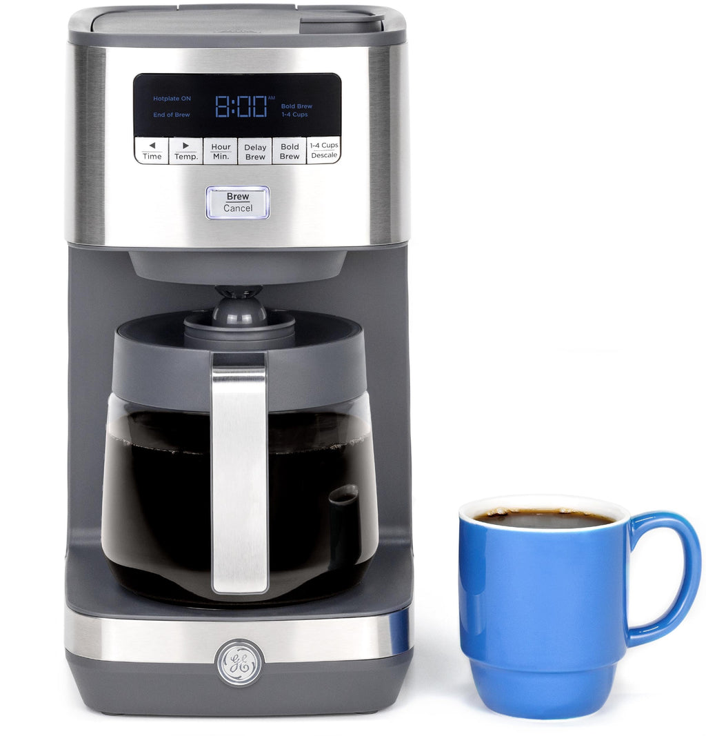12-Cup Stainless Steel Drip Coffee Maker with Timer Y820