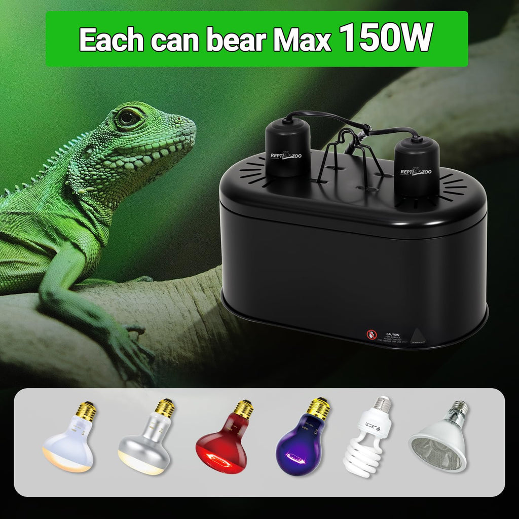 Dual Reptile Light Fixture L1219