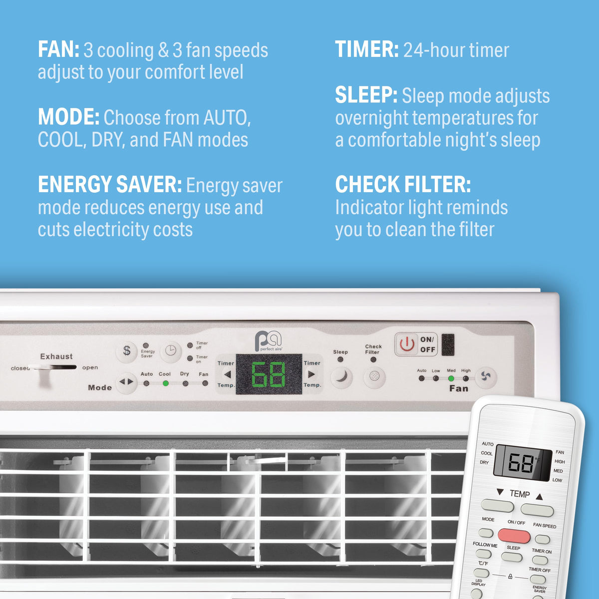 10,000 BTU Casement Window Air Conditioner Q623
