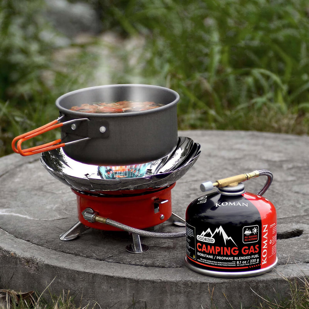 230 Gram Isobutane Butane Propane Camping Fuel Canister Pack of 6 E86560