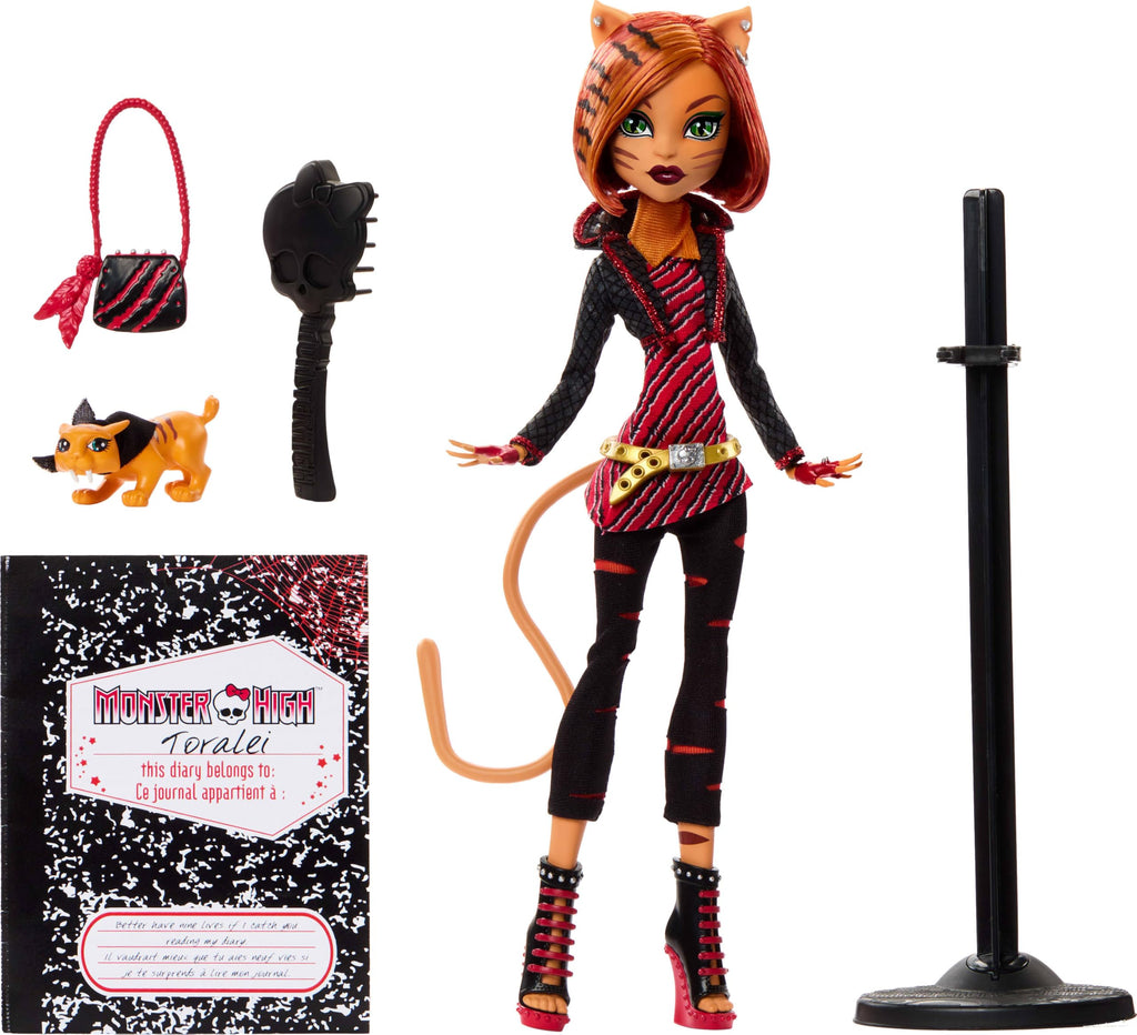 Monster High Doll with Doll Stand, Diary, and Pet K494