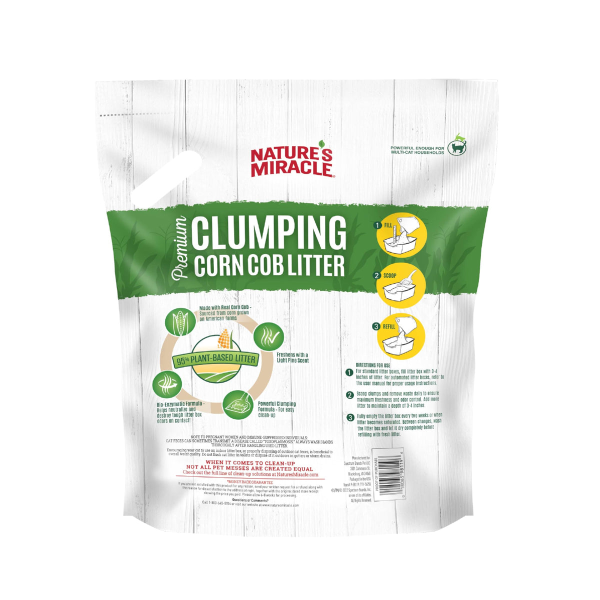 Clumping Corn Cob Cat Litter, 10 lbs M220424