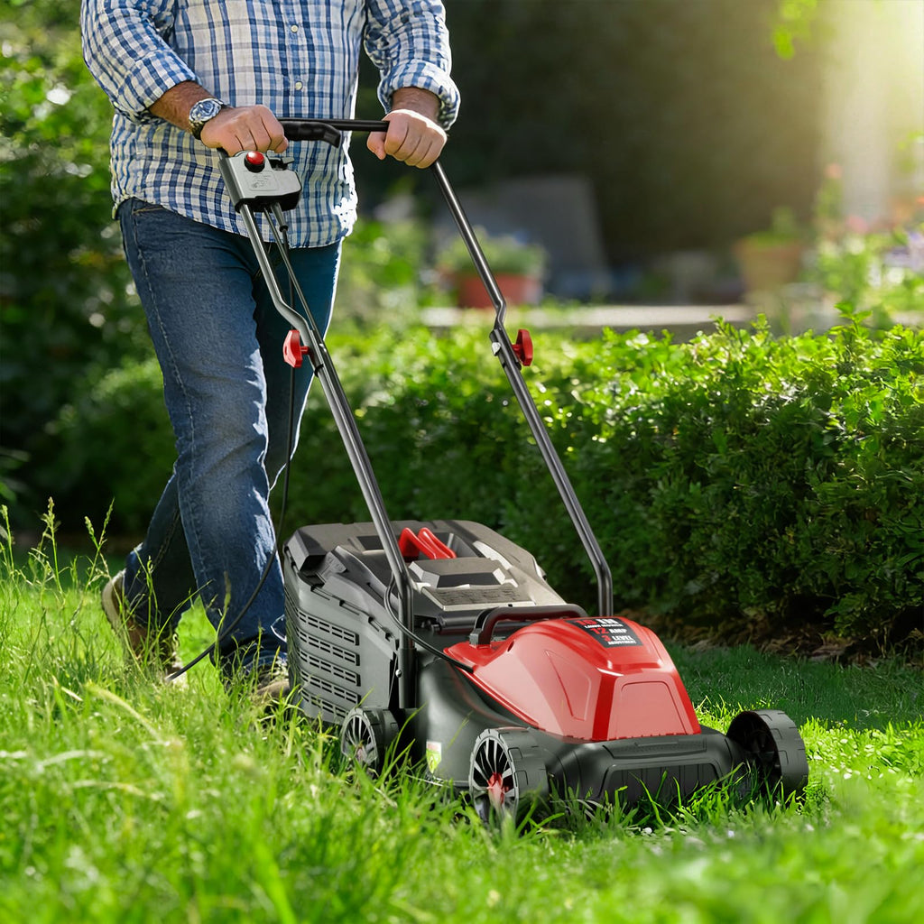 16" Corded Lawn Mower with 3-Position Height Adjustment I397394