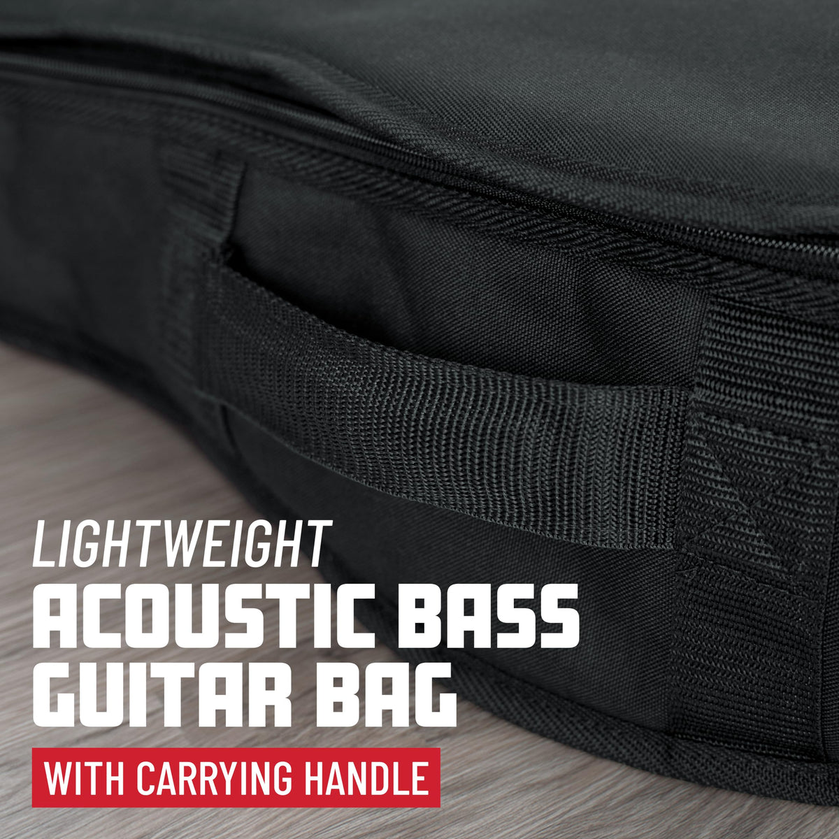 Foam Padded Acoustic Bass Guitar Gig Bag O91341